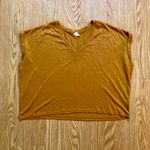 Mod Ref Oversized Copper Brown Preppy Blouse Top Womens Large Photo 1
