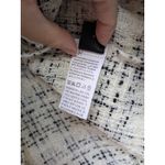 She In Women's Mini Dress Gold Buttons Beige Black Tweed Size Small Photo 6