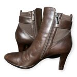 Aquatalia  women's Brown Leather Ankle Boots size 9.5 Photo 5