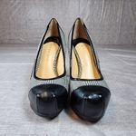 Gianni Bini Women 6.5M Shoes Spike Heels Black White Houndstooth Plaid Photo 1