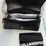 Karl Lagerfeld  PARIS Mercerie Medium Leather Satchel Bag Photo 11