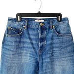 Tory Burch Cropped High Rise Straight Jeans size 29 Button Fly Photo 3