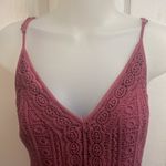 Abercrombie & Fitch Maroon Crochet Dress Photo 3