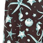 Agua Bendita x Target Women's Navy Blue Deep Sea Print Wrap Midi Skirt Size 2X Photo 2