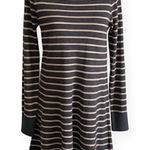 Loft Ann Taylor Wool Blend Striped Sweater Dress Office Workwear Size S Photo 0