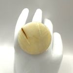 Abalone circle cocktail ring Photo 1