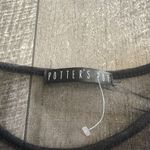 potter's pot  Size Small Black Mesh Floral Embroidered Dress Photo 4