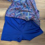 Forever 21  Geometric Maxi Skirt with Front Slits Size Medium Photo 8