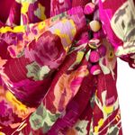 LPA Ada Wrap Top In Liza Floral Red Pink Size XL Photo 9