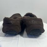 UGG  Men 7 Women 8 Ascot Slipper Brown Moccasin Wool Slip On Comfort Cozy Shoes Photo 3