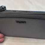 Tumi Card Case Card Holder With Zipper Blue Photo 2