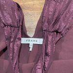 frame denim NWOT Frame Draped Textured Silk Halter Top Photo 5