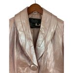 Terry Lewis Classic Luxuries Pink Leather Blazer Jacket PXS Photo 2