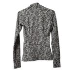 Athleta  Shanti Salutation‎ Textured Full Zip Jacket Moonflower Black Size XXS Photo 1