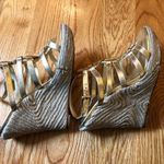 Diane Von Furstenberg  gold espadrilles 7.5 Photo 5