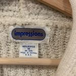 Impressions  Women’s Cardigan Sweater Size Medium Photo 6
