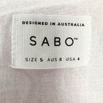 Sabo Skirt SABO Micah Wrap Dress Surfing Scarf Short Sleeve Mini size Us 4 Photo 7