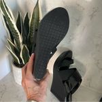 Charles David New! Charles by  Black Fefe‎ Platform Wedge Sandals Sz 10 Photo 6