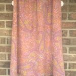 Coldwater Creek  pink paisley skirt size medium Photo 0