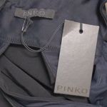 Pinko Womens Sheath Dress Black Lined Knee Length Bodice Cutout Sleeveless 6 New Photo 5