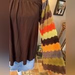 Vava by Joy Han  vintage off the shoulder striped crochet bell sleeve tunic top. Photo 2