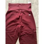 FIGS  Scrub Pants Womens S Maternity Dark Red Zamora High Waisted Jogger Cargo Photo 3