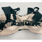 Adore Me  Green & Pale‎ Pink Floral Bikini Top Swimsuit Bathing Suit | Size 2X Photo 3