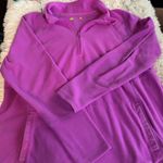 Xersion ✅3-for-$12✅  Women's Purple Fleece Pullover‎ 1/4 Zip Long Sleeve Top Photo 2