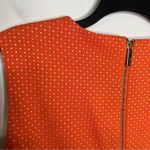 Calvin Klein  orange & white checkered dress straight fitted style size 14‎ new Photo 6