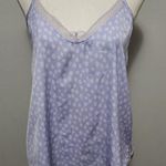 Aerie  orchid polkadot satin lace trim tank size medium Photo 0