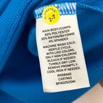 BP New  Ruffle Strap Ruched Tank Top Fitted Rib Knit Blue Photo 8