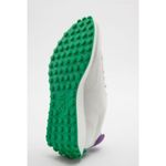 ZARA Women's Sneakers Lace-Up Off White Purple Green Size EU 39 Photo 2