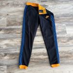Nike NWT Loose Fit Colorblock Fleece Joggers Women’s Size Small – Orange & Blue Photo 1