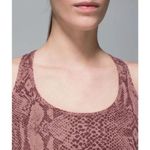 Lululemon Cool Racerback Tank Desert Snake Barkberry Mauve Snakeskin Racerback Photo 2