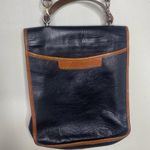 Faigen Australia Vintage 90s Leather Crossbody Bag All Seasons Satchel Two Tone Photo 6