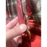 J.Crew Biennial Travel Red Leather Satchel Photo 5