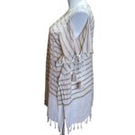 Charlie Paige  Striped Cotton Cover Up One Size Photo 3