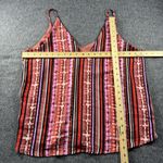 Peyton Jensen NWT  Evereve Pink Multi Jayda Stripe Cami Women’s XL Shirt Top Photo 5