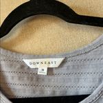 Down east smoky blue Textured lantern Sleeve Top medium Photo 2