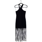 Likely  Noreen Black Fringe Dress Size 4 Photo 2