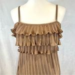 Balera Dancewear mocha ruffle pleated mini dress with bodysuit size medium Photo 1