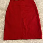 NY& C Skirt size 0 brand new with tag color red long 22” waist 28” Photo 5