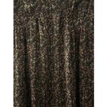 Forever 21  Black Floral Cutout LS Cottagecore Babydoll Open Back Mini Dress Sz M Photo 1