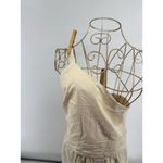 Banana Republic Dress Women Ivory Midi Button Front Size 18 Old Money Yacht Photo 3