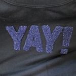 Old Navy  Black Crewneck Sweatshirt Yay Graphic Size XS Photo 1