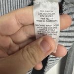 Arizona Jeans Women's Arizona Co. Size XL Gray Ribbed Zip-Up Sweater Photo 11