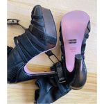 Herve Leger  Leather platform boots Y2K Photo 3