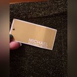 Michael Kors  Women's Skirt Size Small Ruffle Hem Gold Metallic NWT Photo 7