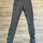 Athleta Chaturanga Criss Cross Cut Out Ribbon Leggings Pockets Size XS Photo 2