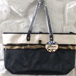Black Glam Tote with Gold "BLING" Detailing Photo 4